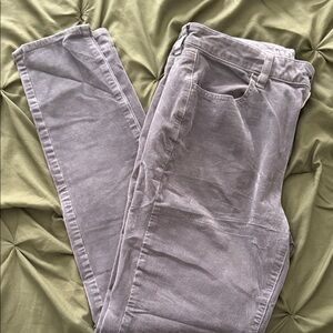 American Eagle Outfitters Light Gray Super Stretch Pants